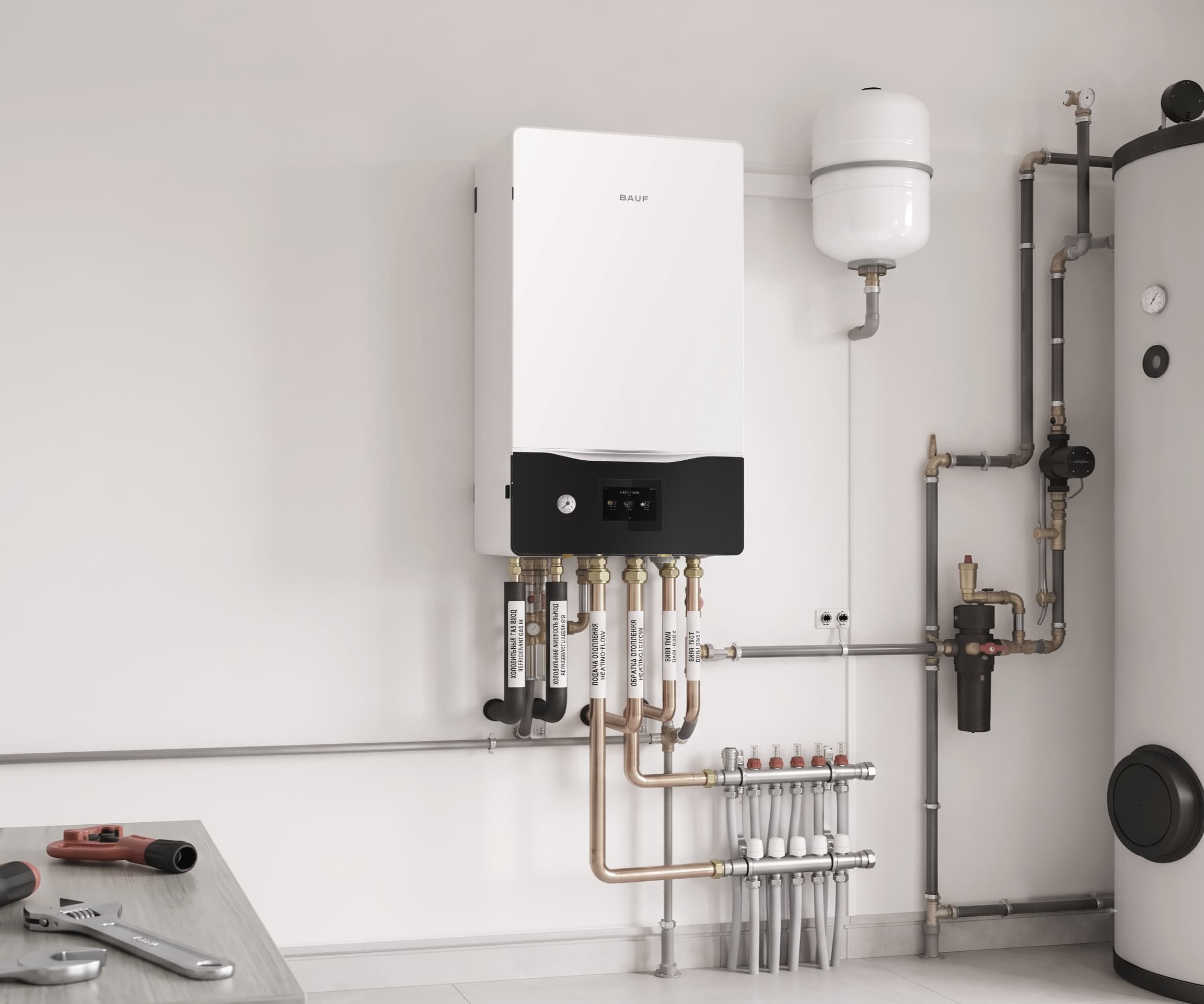 BAUF Hamme Hydro All-in-One binnenunit